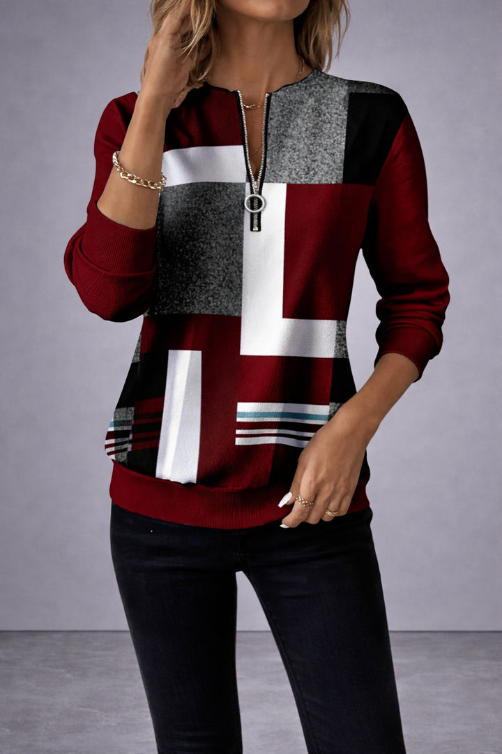 Elegant Half-Zip Sweater