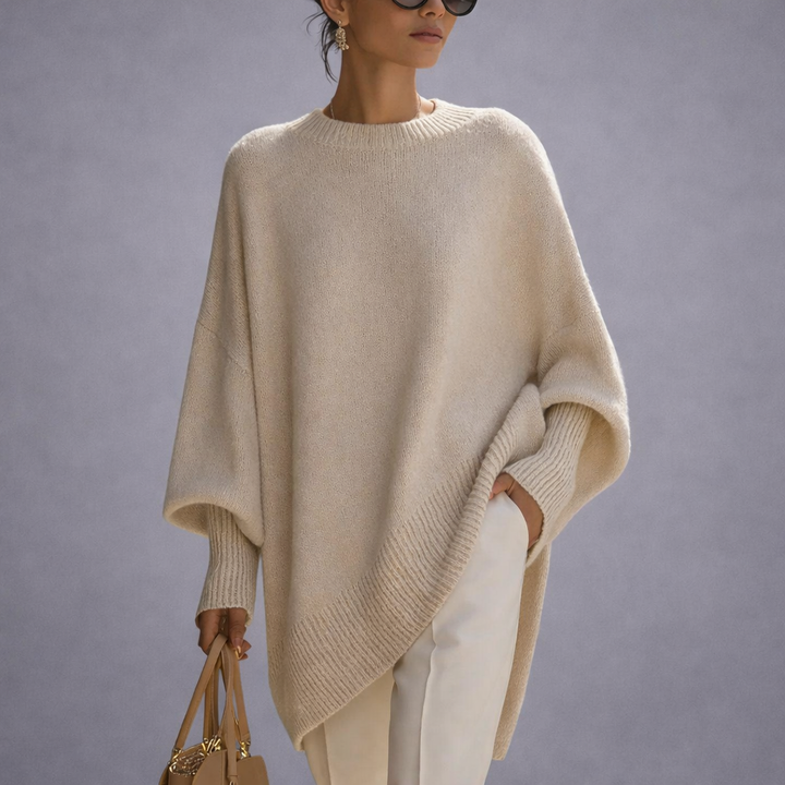 Serenade | Knitted Sweater with Puff Sleeves