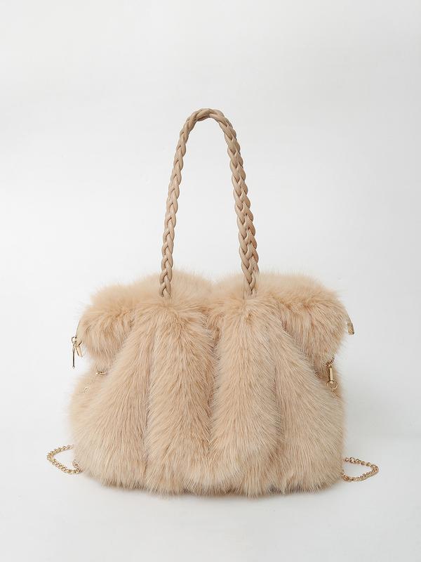 Bethany | Plush Velvet Shoulder Tote
