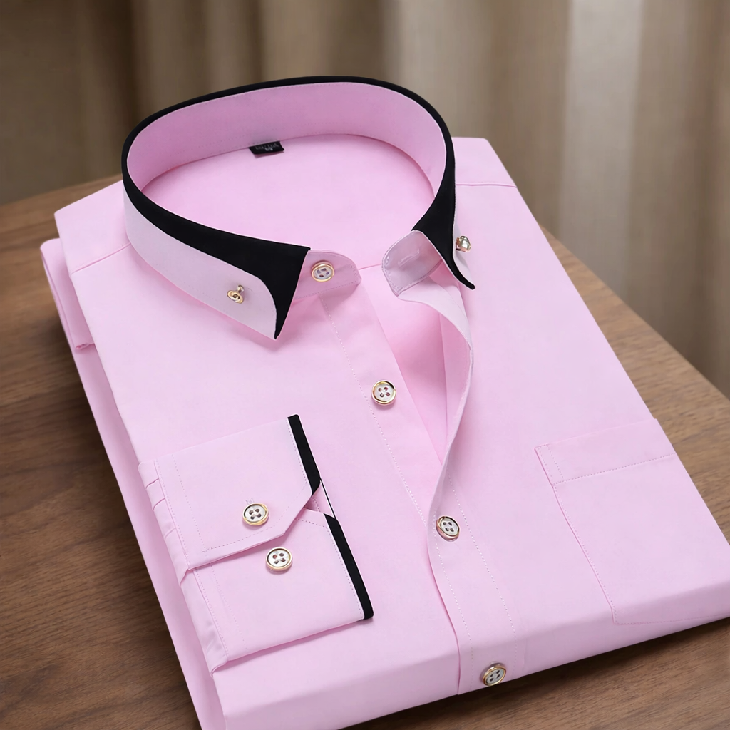 Jameson™: Classic Long-Sleeve Cotton Shirt