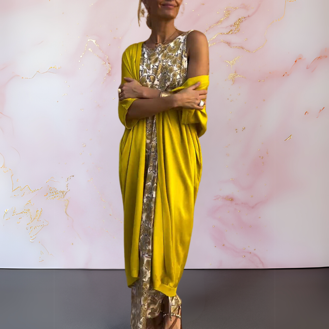 Melanie™ | Elegante jurk met vest