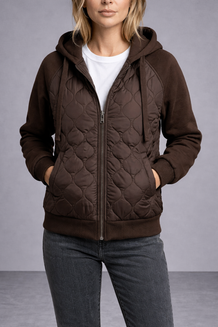 Skylar | Cozy Quilted Hoodie Jacket for Style & Comfort