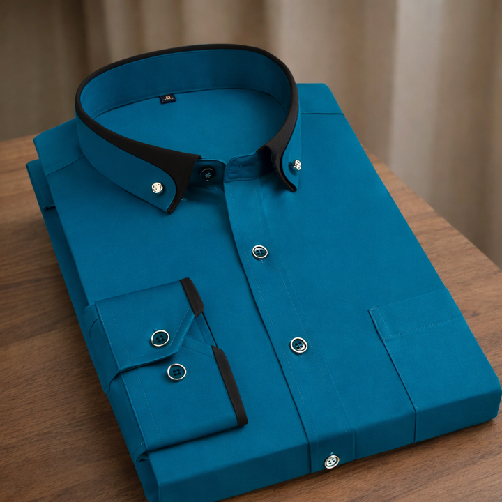 Jameson™: Classic Long-Sleeve Cotton Shirt