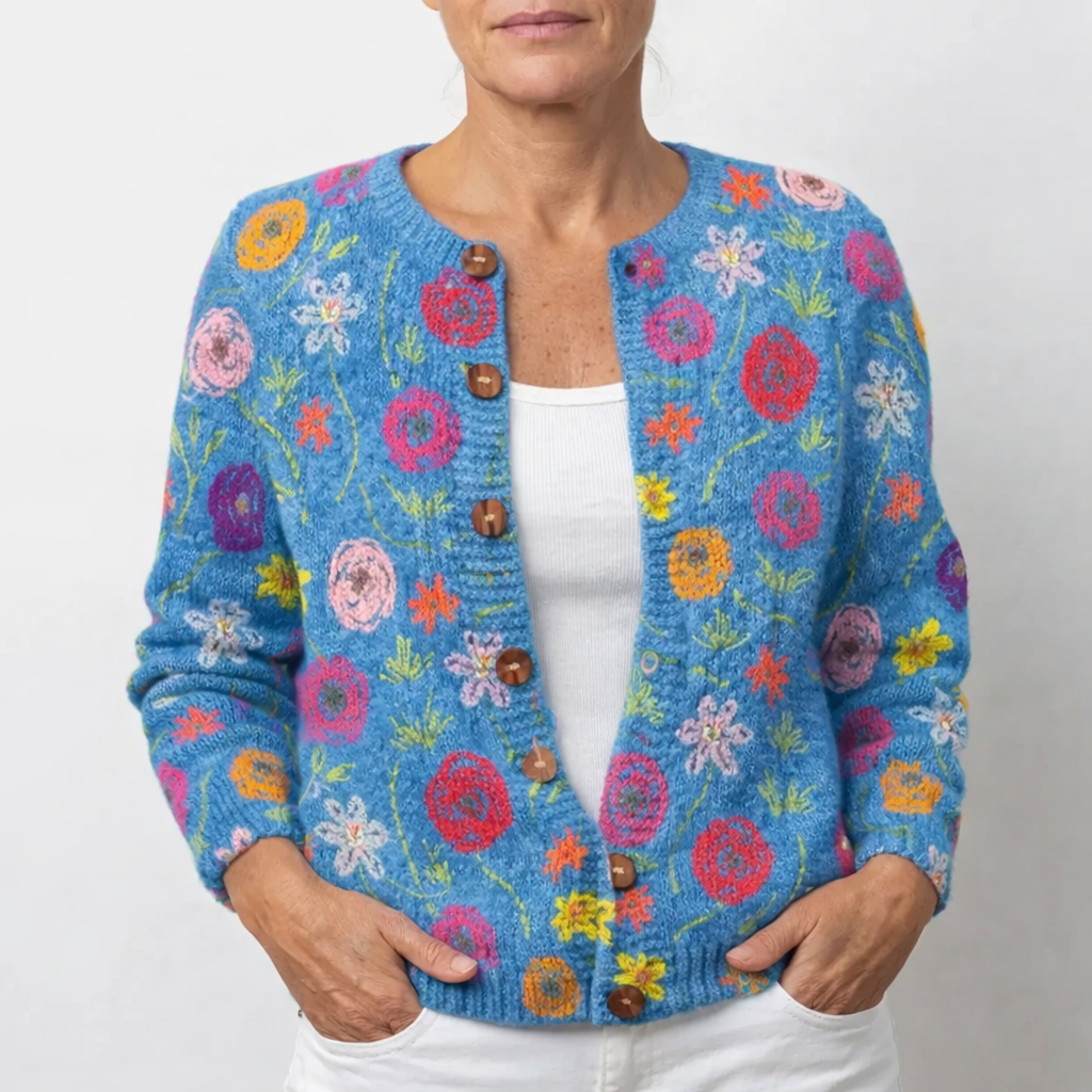 Valentina™ | Knitted Sweater with Print