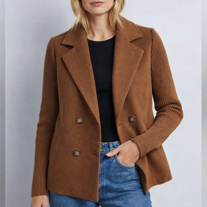 Grace | Stylish Knit Sleeve Blazer