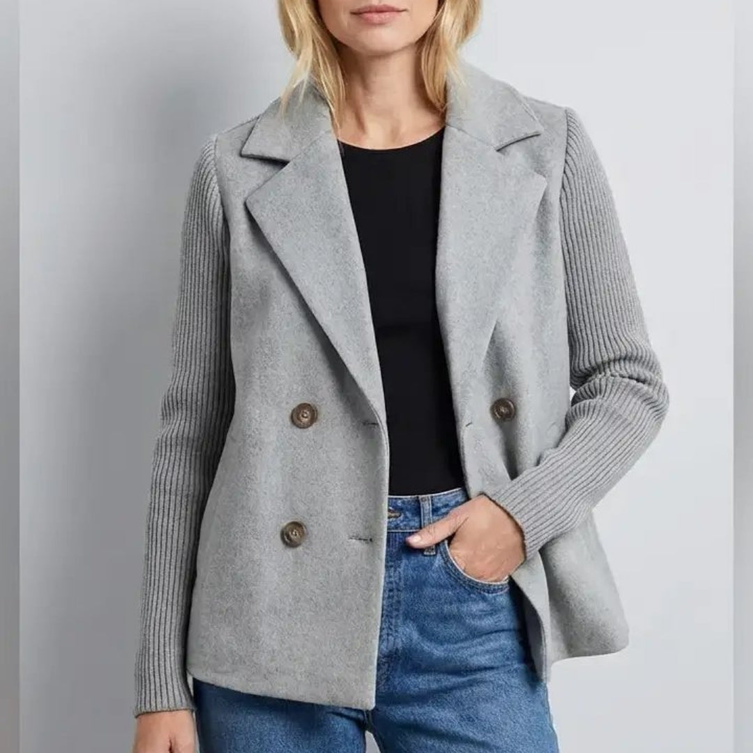 Grace | Stylish Knit Sleeve Blazer