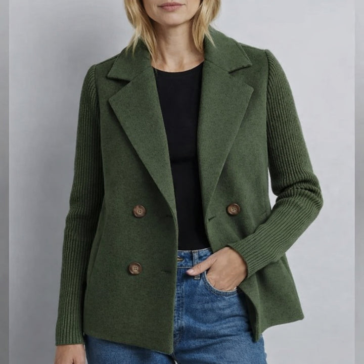Grace | Stylish Knit Sleeve Blazer