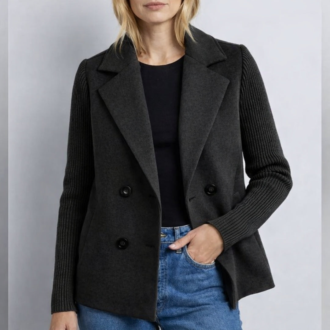 Grace | Stylish Knit Sleeve Blazer