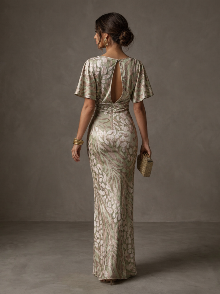 Alessia | Copper Midi Dress