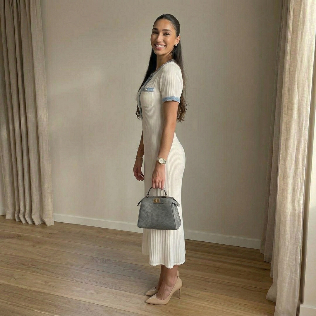 Amelia – Elegant Knit Maxi Dress