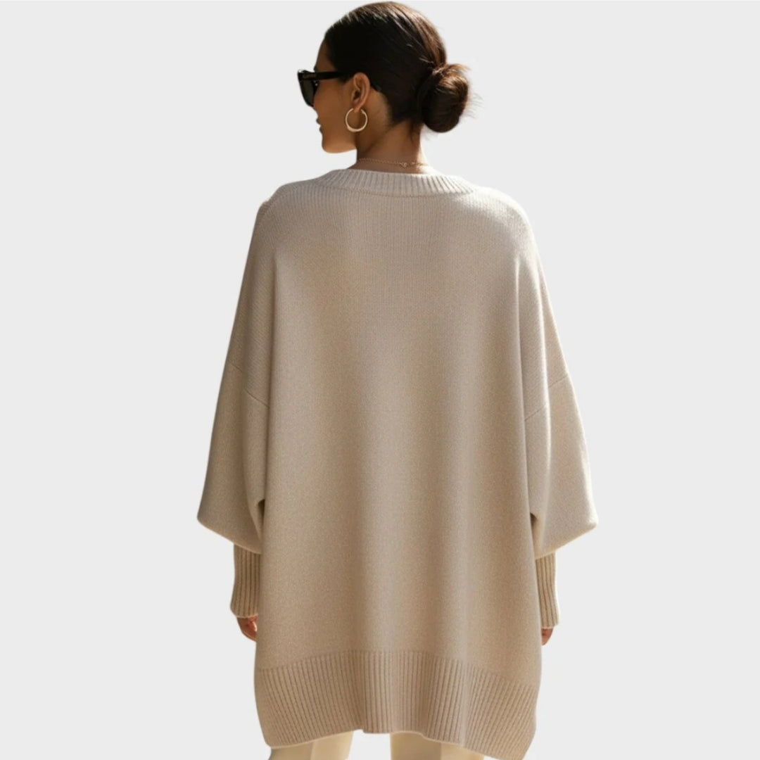 Serenade | Knitted Sweater with Puff Sleeves