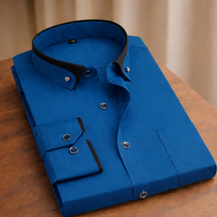 Jameson™: Classic Long-Sleeve Cotton Shirt