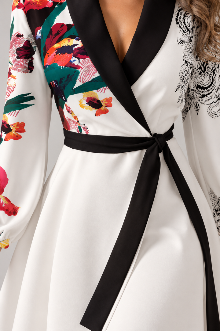 Marisol – Color Block Belted Dress