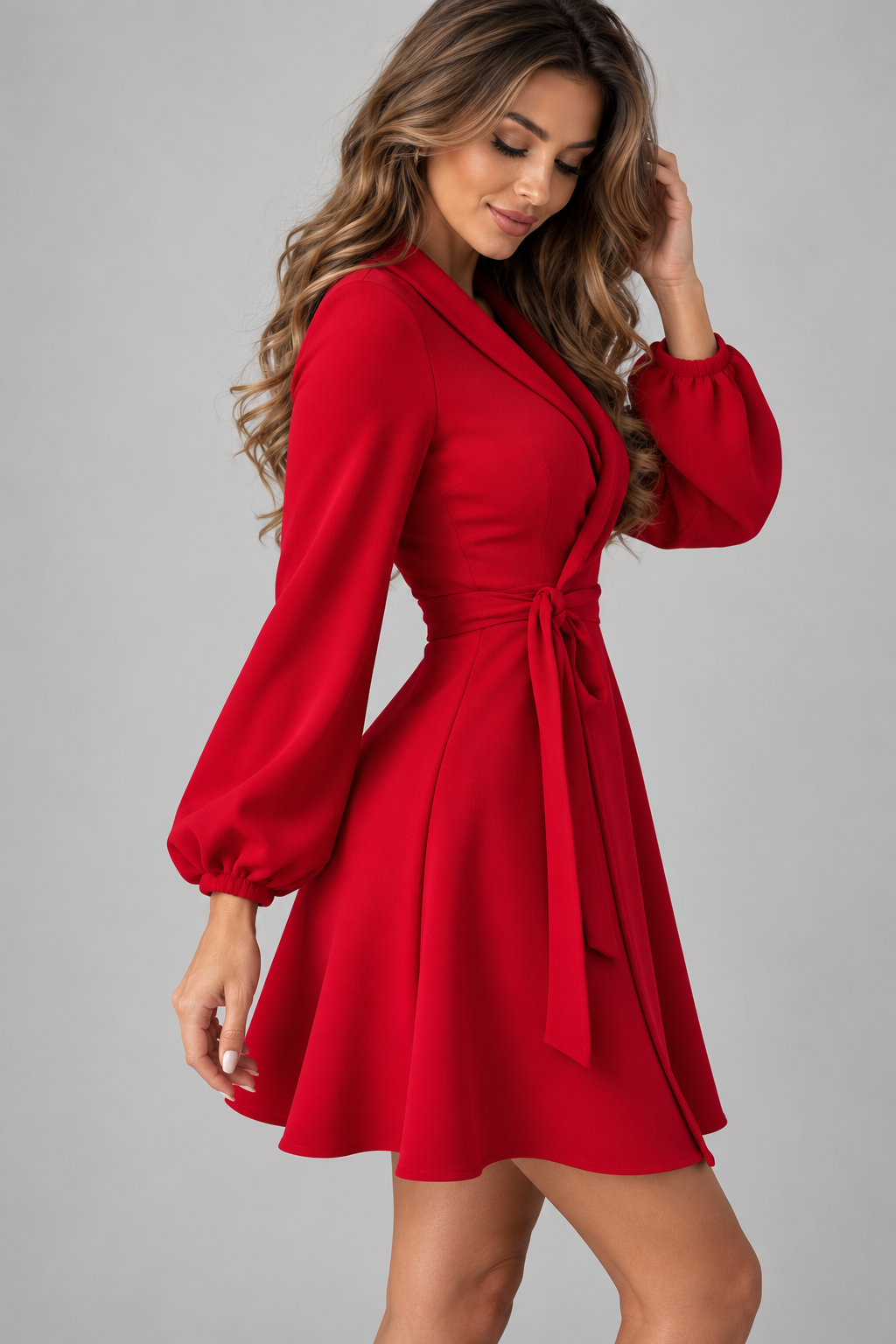 Marisol – Color Block Belted Dress