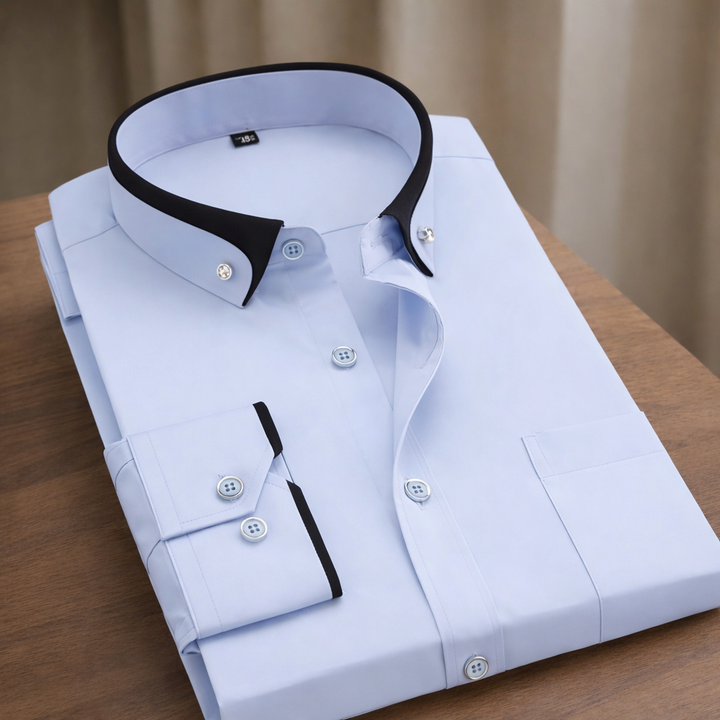 Jameson™: Classic Long-Sleeve Cotton Shirt