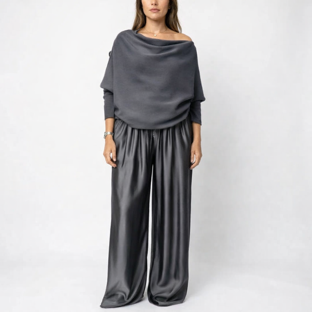 Valeria – Elegant Off-Shoulder Dress