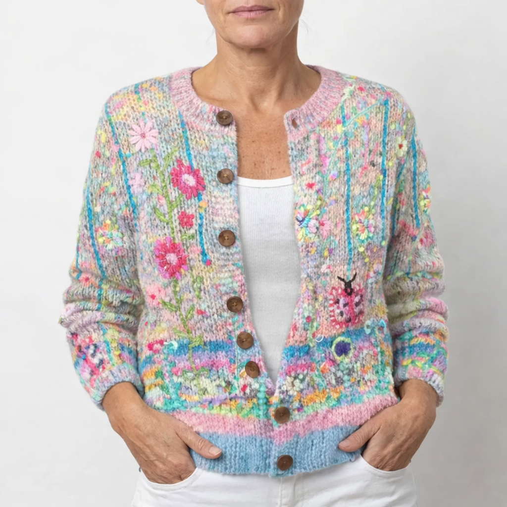 Valentina™ | Knitted Sweater with Print