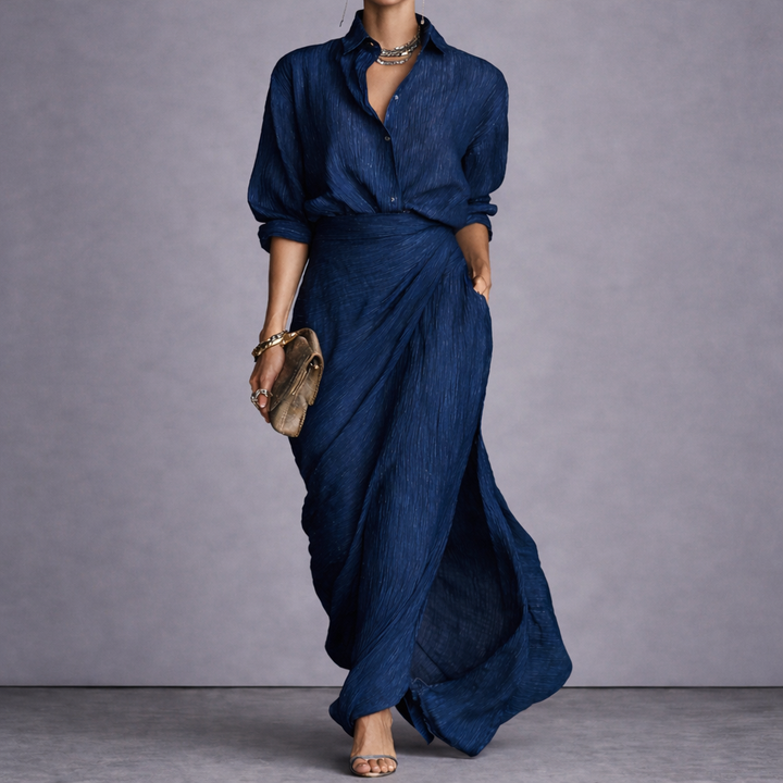 Lunara | Timeless Shirt & Long Skirt Set