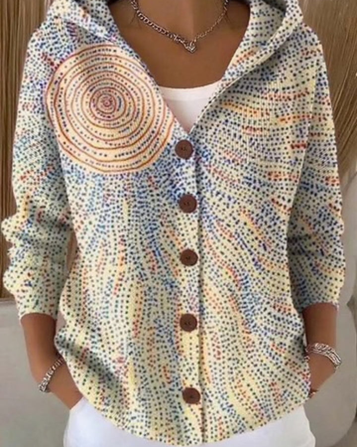 Elowen | Artistic Warm Long Cardigan