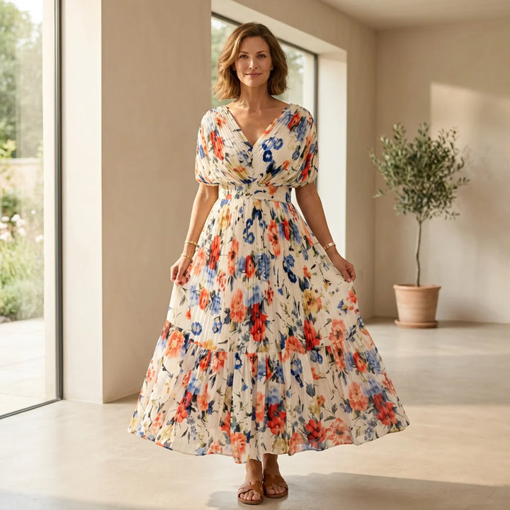 Amara – Elegant Floral Dress