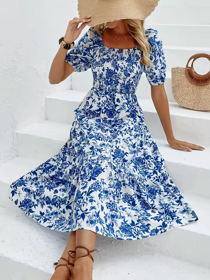 Calista | Floral Long Dress