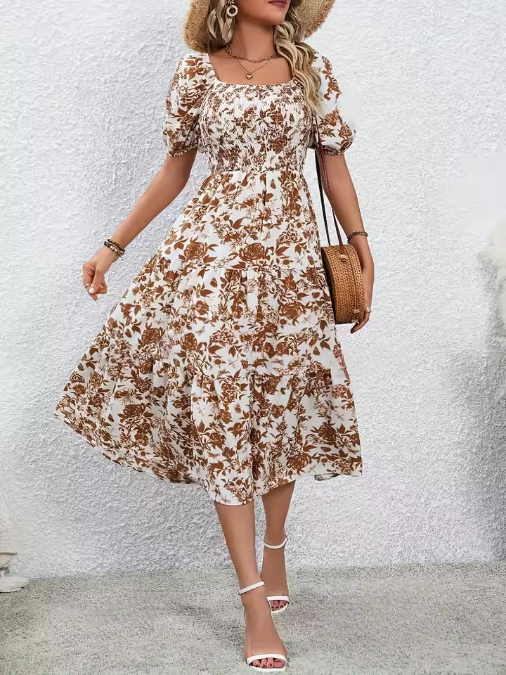 Calista | Floral Long Dress