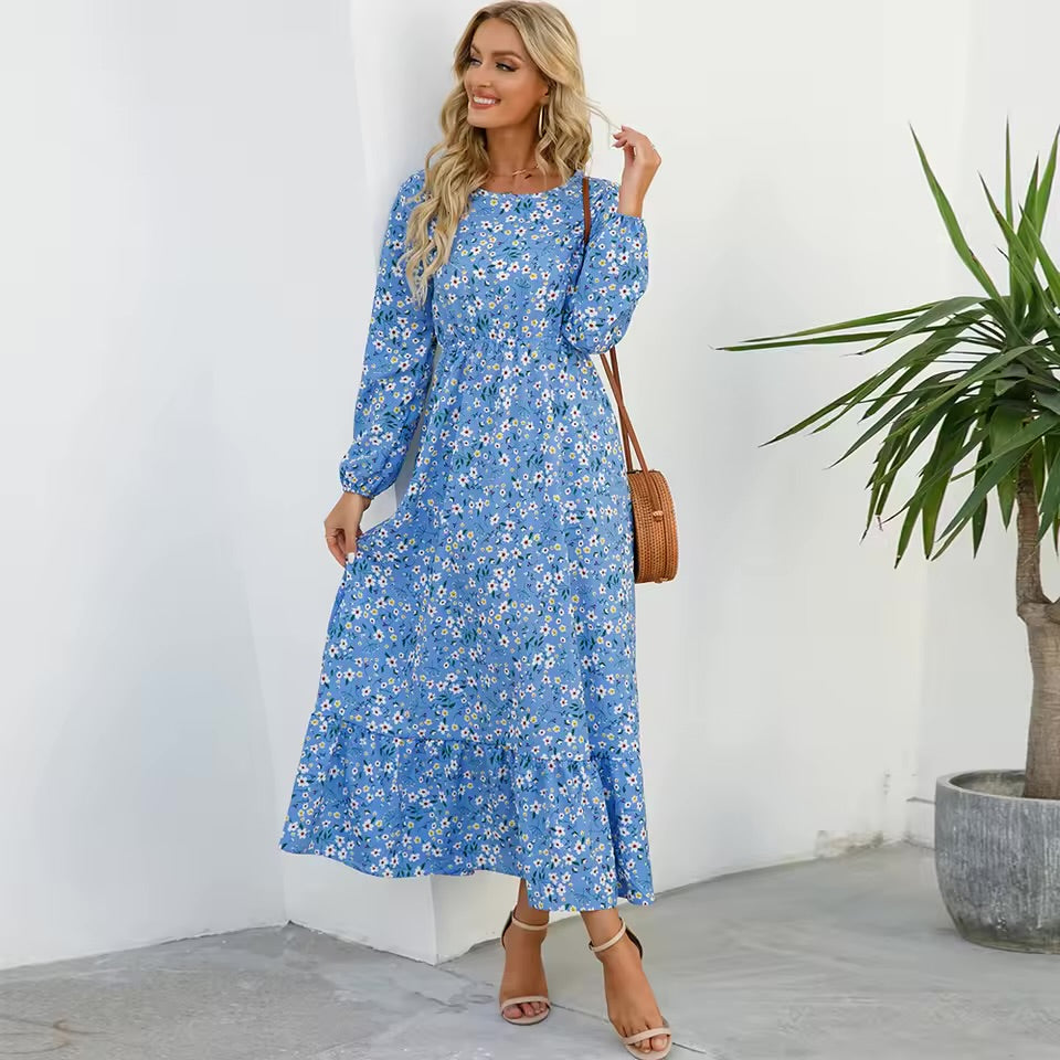 Isadora – Elegant Floral Maxi Dress