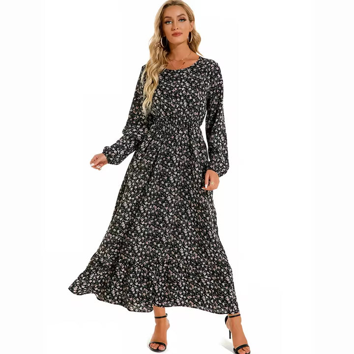 Isadora – Elegant Floral Maxi Dress