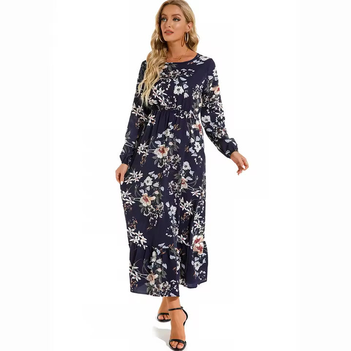 Isadora – Elegant Floral Maxi Dress