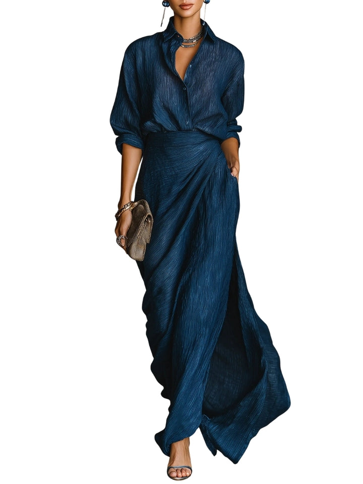 Lunara | Timeless Shirt & Long Skirt Set