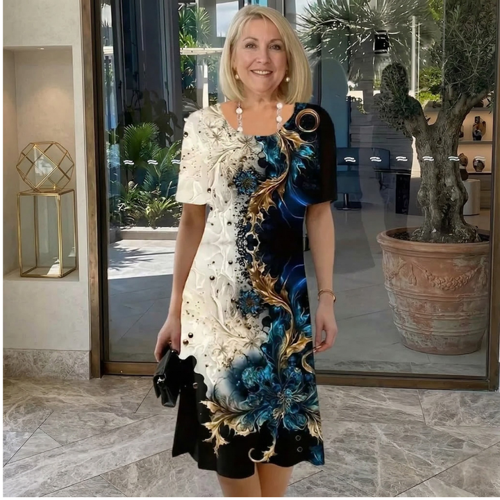 Olivia – Printed Relaxed Dress