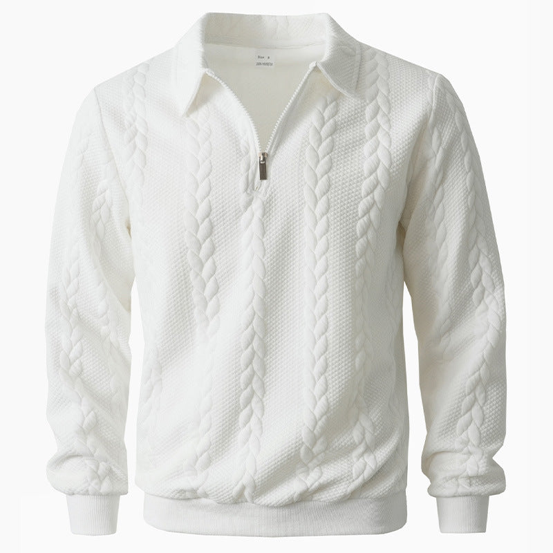 Simone™ | Polo Quarter Zip in Maglia Elegante