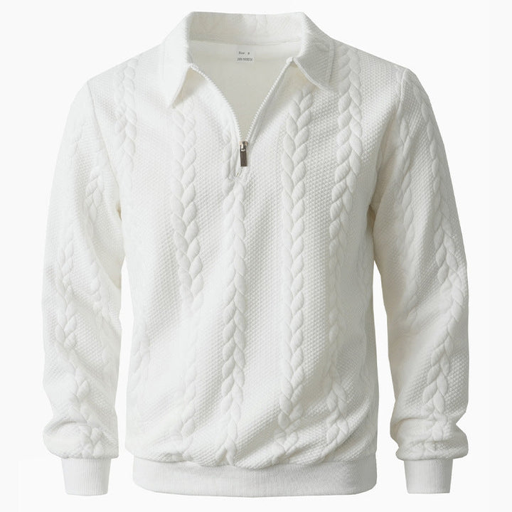 Simone™ | Polo Quarter Zip in Maglia Elegante
