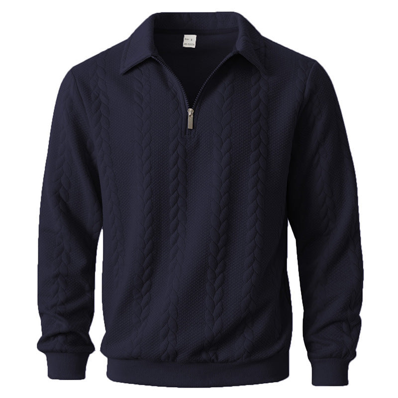 Simone™ | Polo Quarter Zip in Maglia Elegante