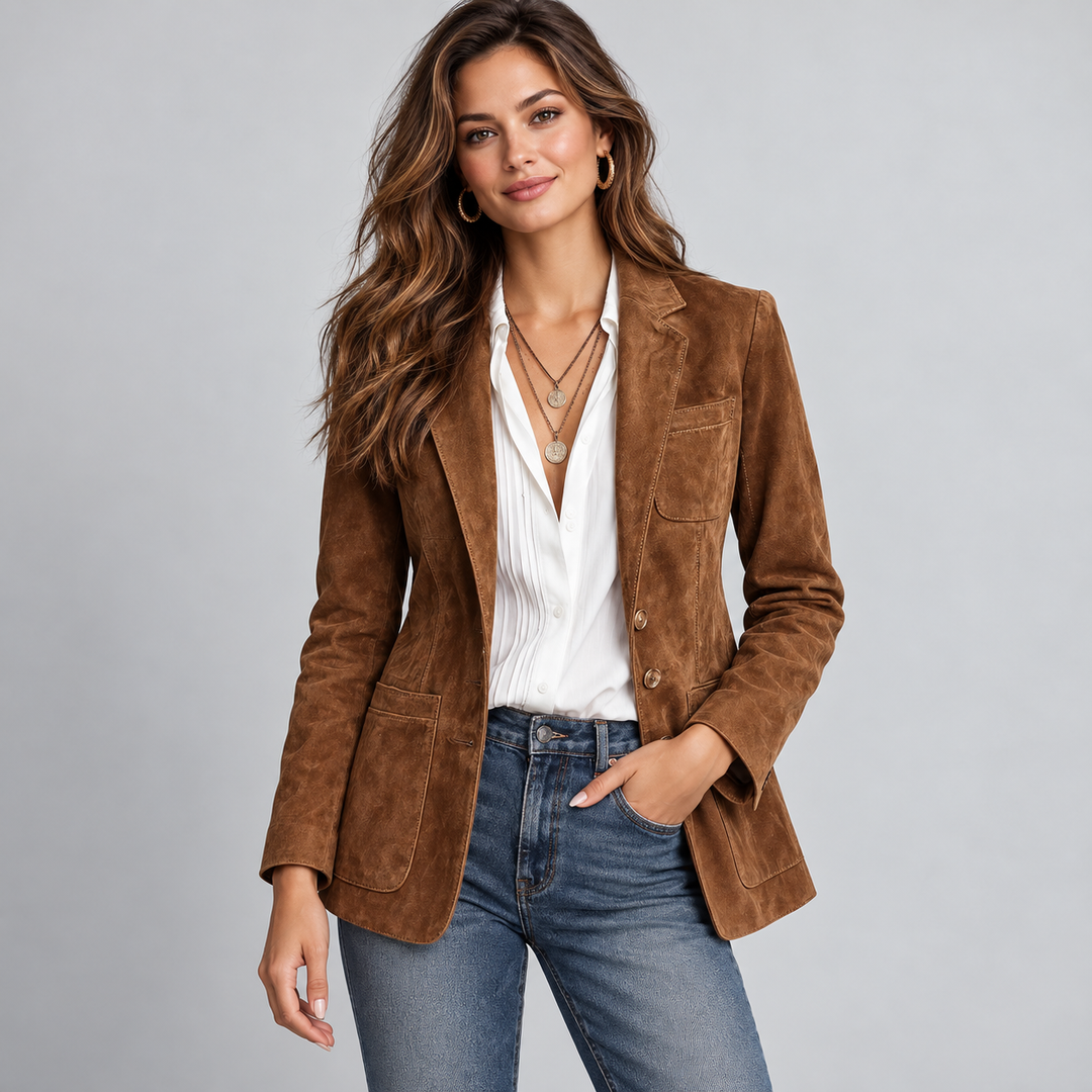 Camilla | Vintage Brown Blazer