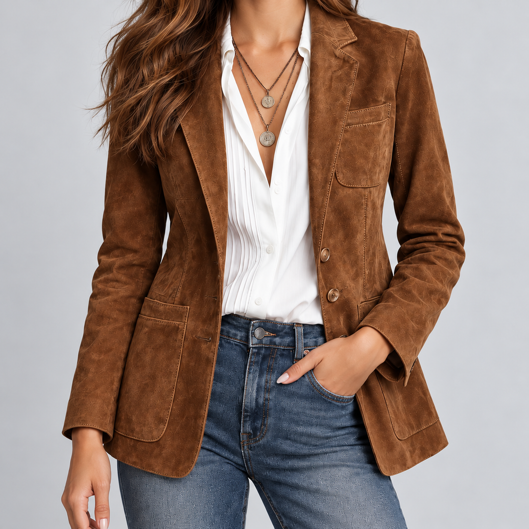 Camilla | Vintage Brown Blazer