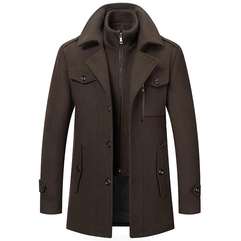 Urban Elite Overcoat ║ Premium Wool Coat with a Timeless Cut