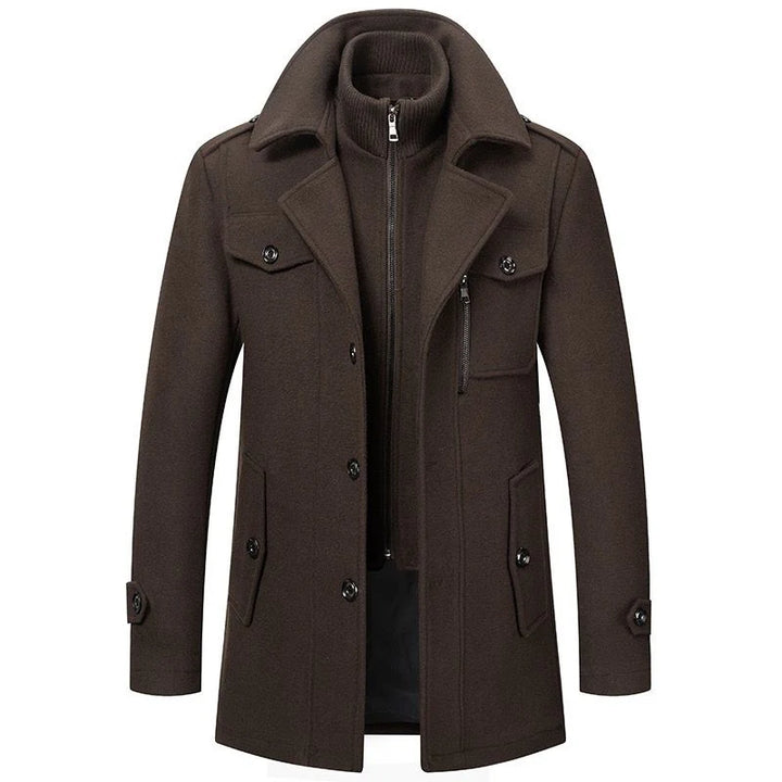 Urban Elite Overcoat ║ Premium Wool Coat with a Timeless Cut