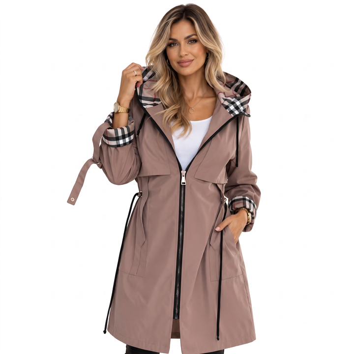 Hailey | Waterproof Zip-Up Coat