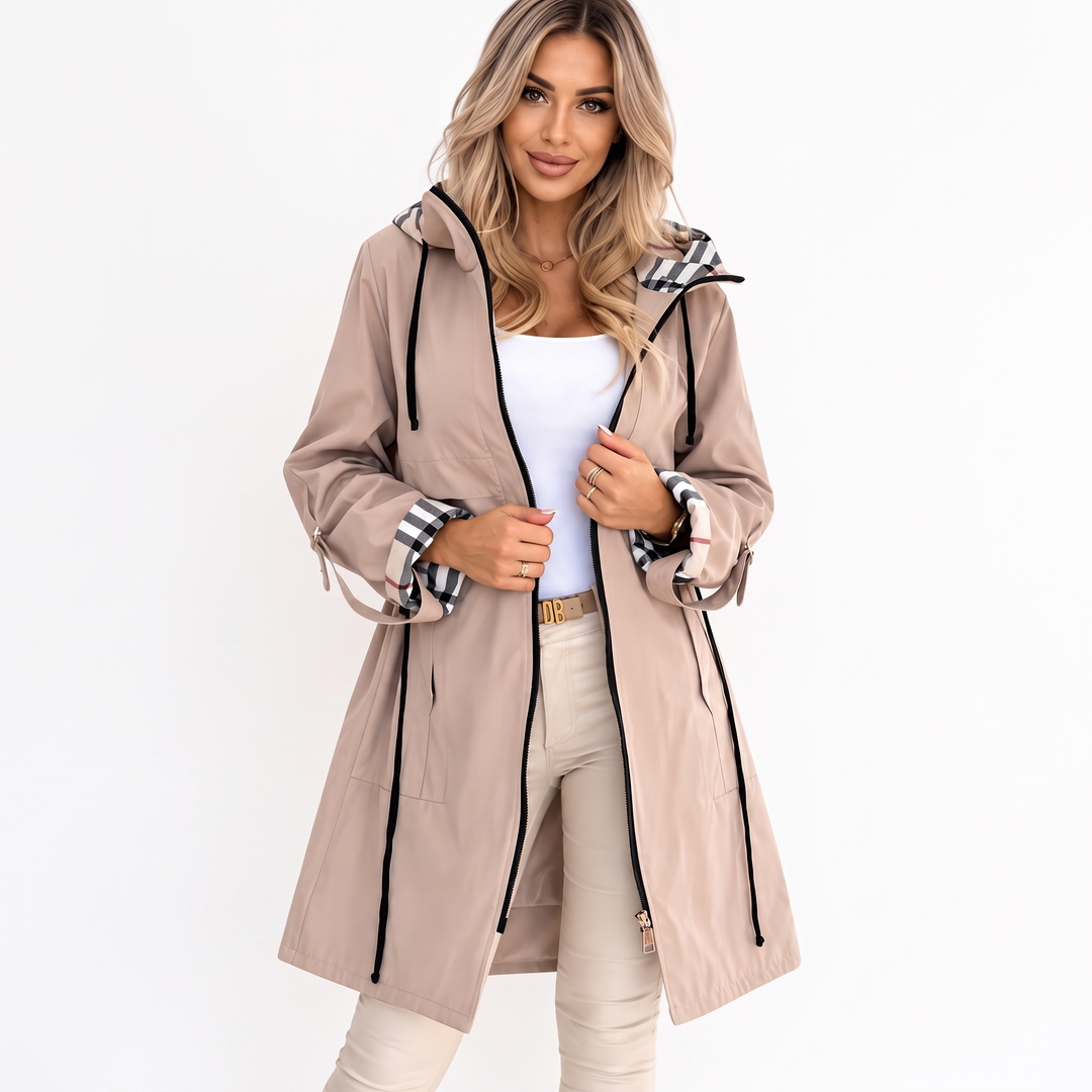 Hailey | Waterproof Zip-Up Coat