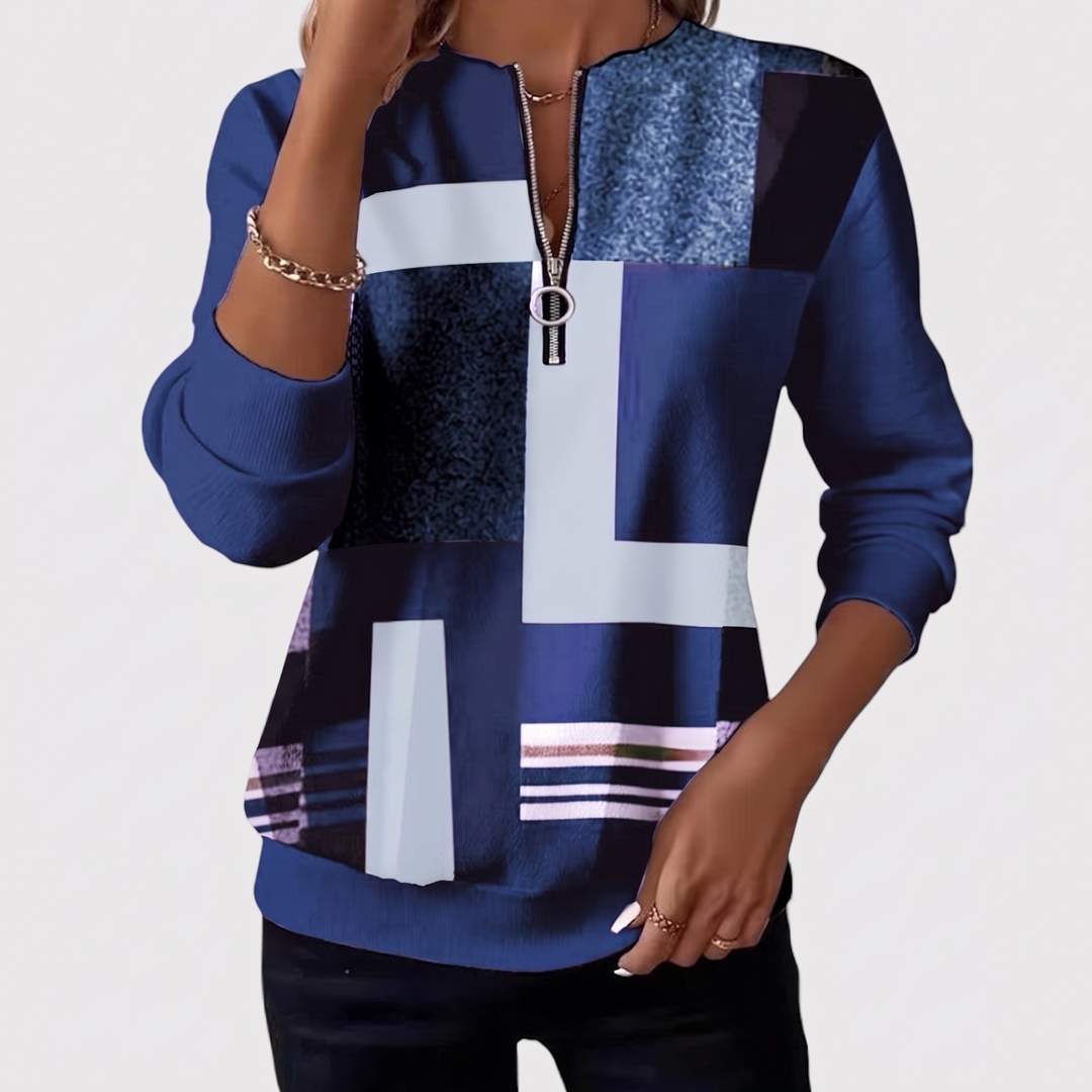Elegant Half-Zip Sweater