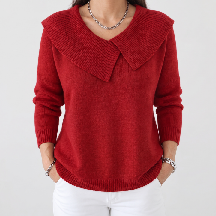 Women Cozy Cowl-Neck Sweater