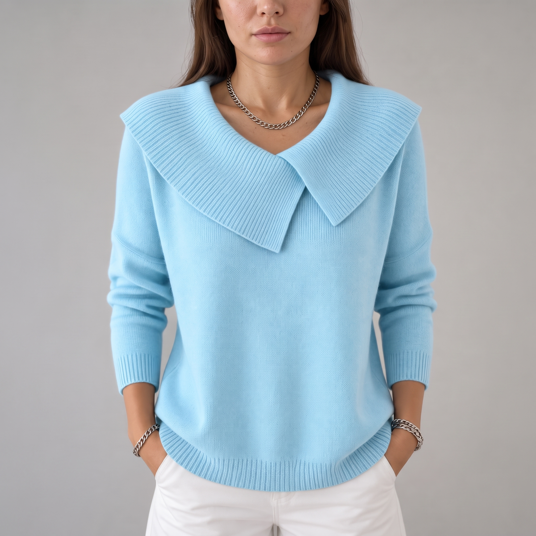 Women Cozy Cowl-Neck Sweater
