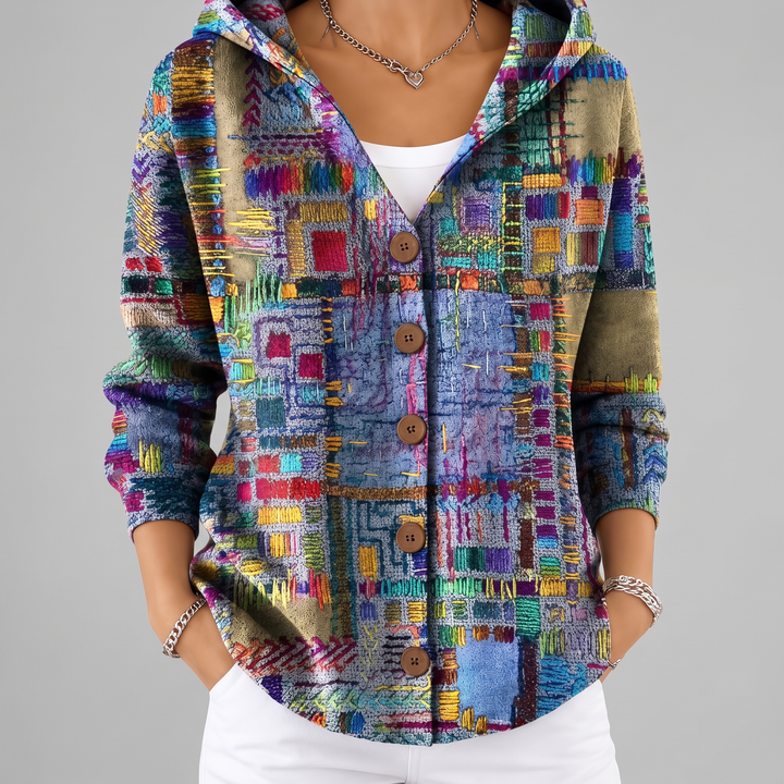 Elowen | Artistic Warm Long Cardigan