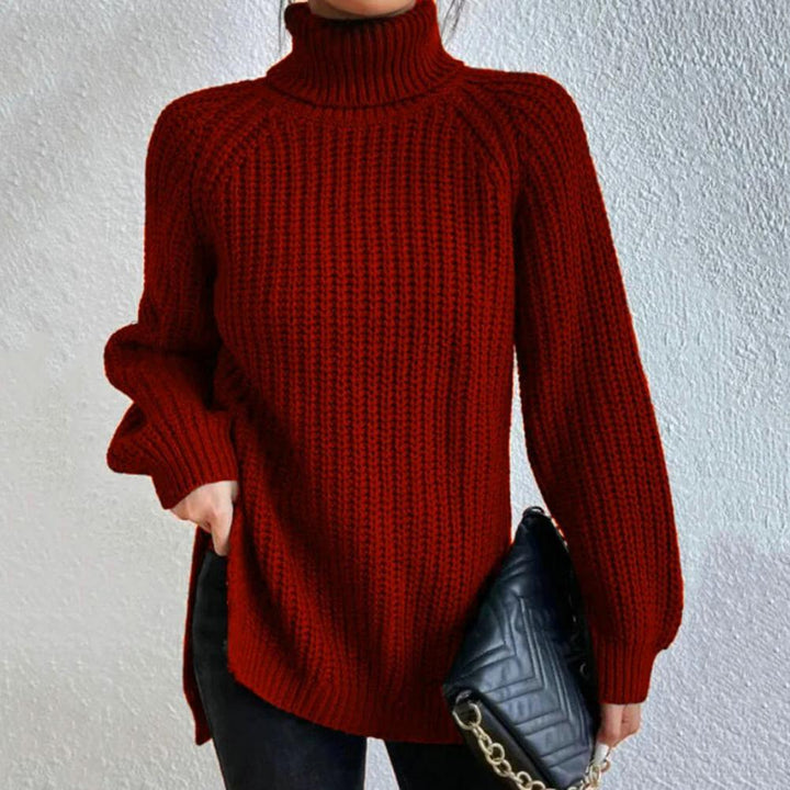 Averine™ | Elegant Turtleneck Knit Sweater