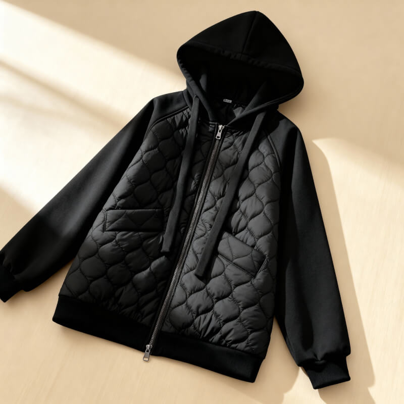 Natalie | Cozy Quilted Hoodie Jacket for Style & Comfort