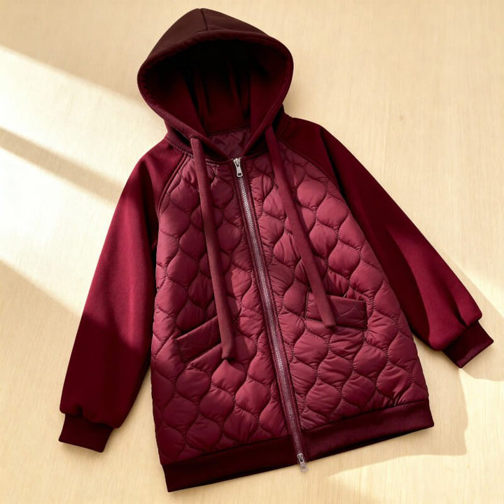 Natalie | Cozy Quilted Hoodie Jacket for Style & Comfort