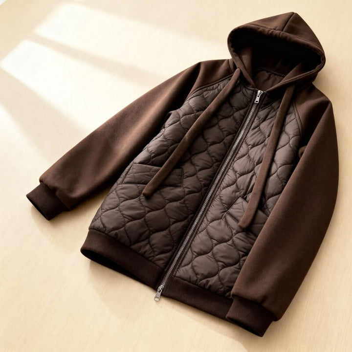 Natalie | Cozy Quilted Hoodie Jacket for Style & Comfort