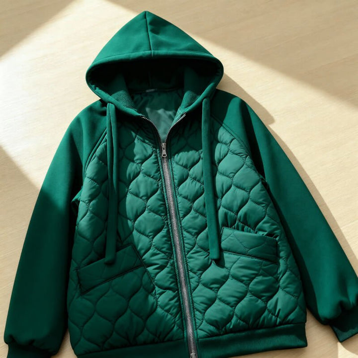 Natalie | Cozy Quilted Hoodie Jacket for Style & Comfort