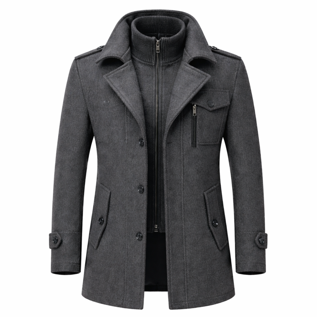 Urban Elite Overcoat ║ Premium Wool Coat with a Timeless Cut